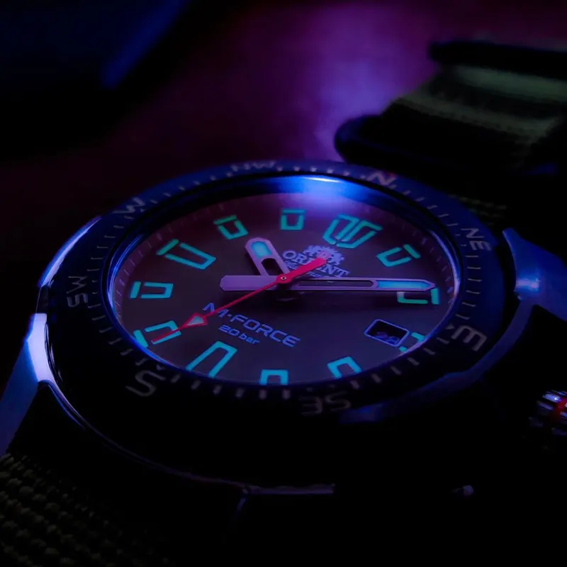 Orient M-Force Automatic Green Dial Men's Watch- RA-AC0N03E